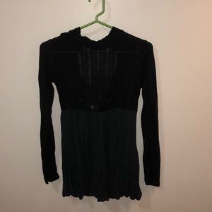 Free people midi black top